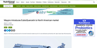 Nutritional Outlook – Maypro introduces EubioQuercetin to North American market