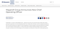 PR Newswire – Maypro Appoints May Yamada-Lifton as Chief Operating Officer