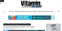 Vitamin Retailer – The Natural Products Industry and COVID-19: 2021 Update
