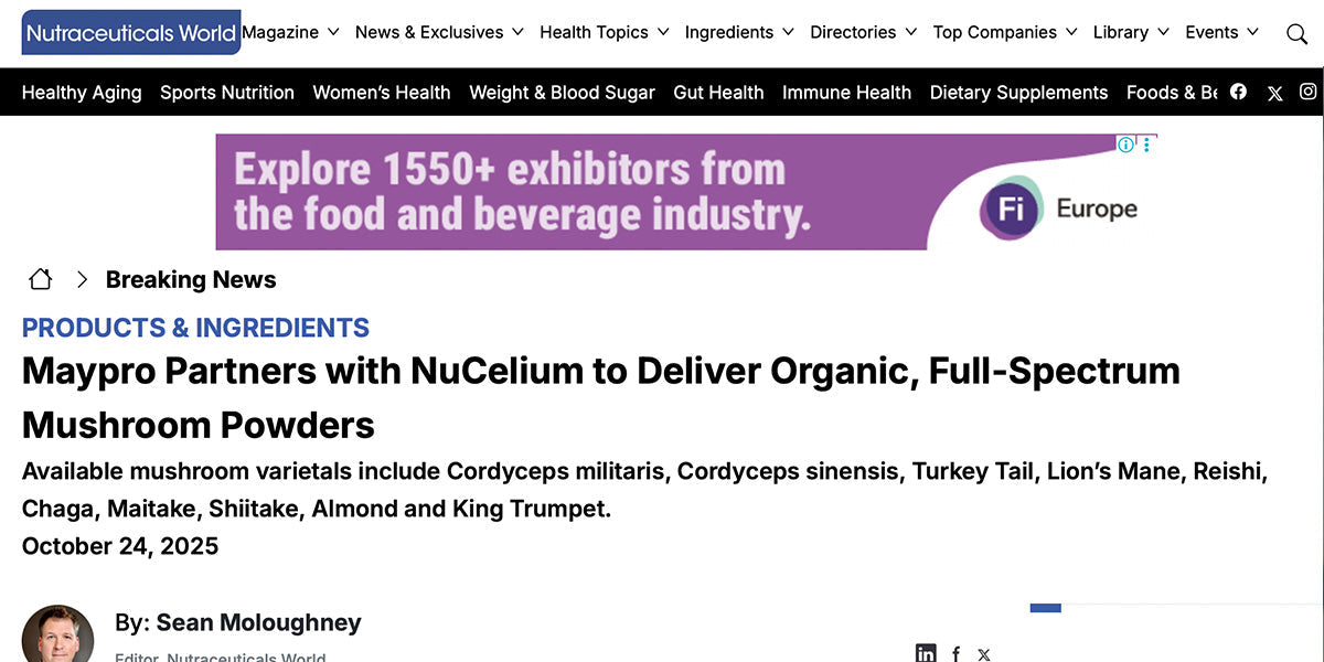 Maypro Partners with NuCelium