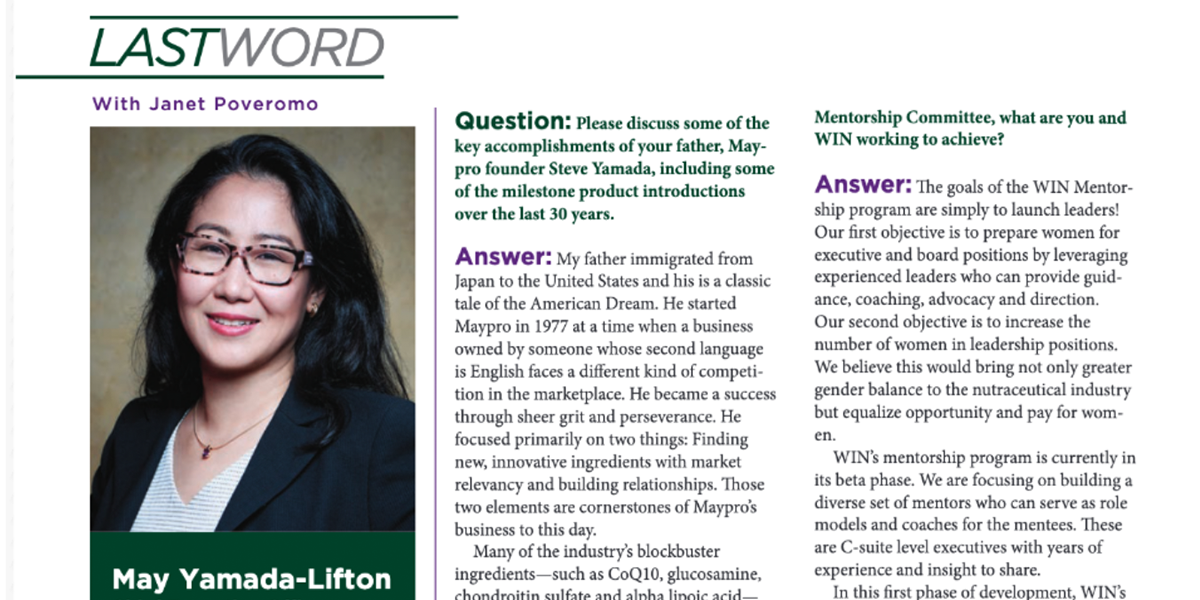 Vitamin Retailer – May's Profile