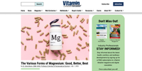 Vitamin Retailer – The Various Forms of Magnesium: Good, Better, Best