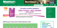 Whole Foods Magazine –  NZMP Discusses “Super Strain” Probiotic Benefits for Mood