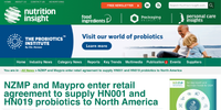 Nutrition Insight – NZMP and Maypro enter retail agreement to supply HN001 and HN019 probiotics to North America